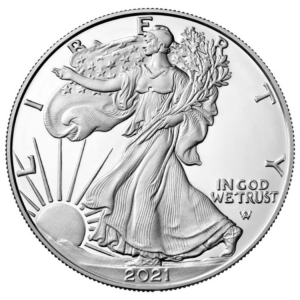 2021 American Eagle Silver Coin – 1 oz BU | Brilliant Uncirculated Bullion