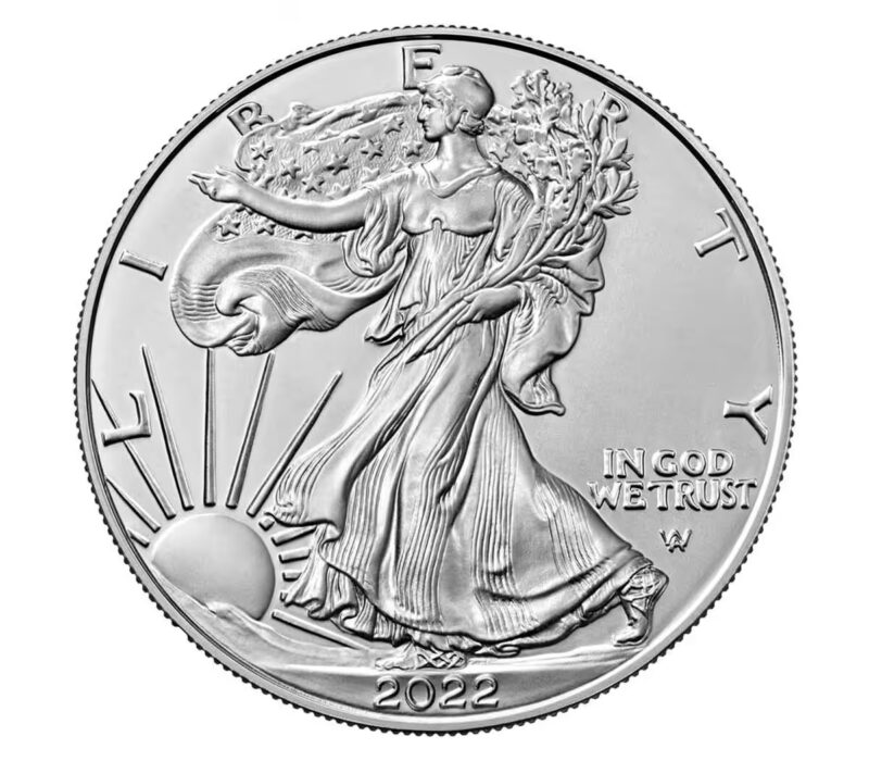 2022 American Eagle Silver Coin – 1 oz BU | Brilliant Uncirculated Bullion